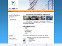 atrium-services.de Webseite Vorschau