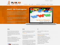 plan33.de Webseite Vorschau