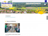 gleissenberg.de Webseite Vorschau