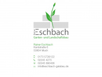eschbach-galabau.de Webseite Vorschau