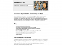 eschenholz.de Webseite Vorschau