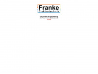 e-technik-franke.de Webseite Vorschau