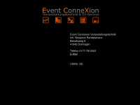 event-connexion.de Webseite Vorschau