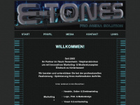 e-tones.de Webseite Vorschau
