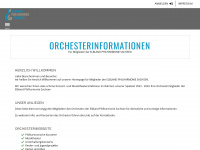 elbland-philharmonie.de Webseite Vorschau