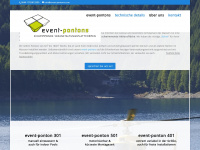 event-pontons.com Webseite Vorschau