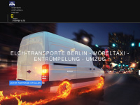 elch-transporte.de Webseite Vorschau