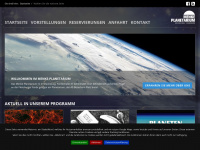 planetarium-gluecksburg.de Webseite Vorschau