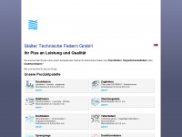 stalter-federn.de Webseite Vorschau