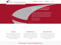 projekt-und-grafikwerkstatt.de Webseite Vorschau
