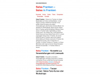 salsa-franken.de Webseite Vorschau