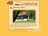 forsthaus-rose.harz.de Webseite Vorschau