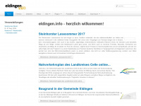 eldingen.info Webseite Vorschau