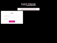 event4friends.de Webseite Vorschau