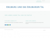 eselsburger-tal.de Webseite Vorschau