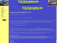 e32-schrauber.de Webseite Vorschau