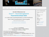 eventf.de Webseite Vorschau