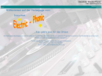 electric-phonic.de Webseite Vorschau
