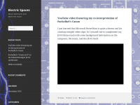 electric-spaces.de Webseite Vorschau