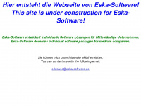 eska-software.de Webseite Vorschau