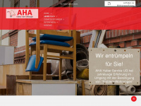 aha-huber-service.de Webseite Vorschau