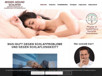 besser-gesund-schlafen.com Webseite Vorschau