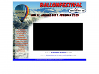 ballonfestival-tannheimertal.de Webseite Vorschau
