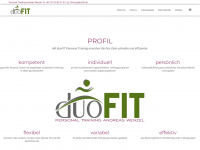 duofit.de Webseite Vorschau