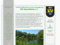 asv-sprockhoevel.de Webseite Vorschau