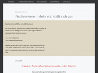 fischereiverein-melle.de Webseite Vorschau