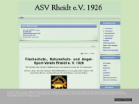 asv-rheidt.de Webseite Vorschau