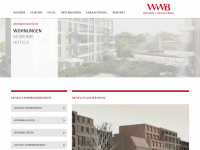 weser-wohnbau.de Webseite Vorschau
