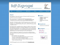 bdf-zugvogel.de Webseite Vorschau