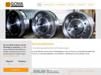 goma-gmbh.de Webseite Vorschau