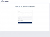 electroluxservicecenter.de Webseite Vorschau