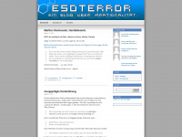 esoterror.wordpress.com Webseite Vorschau
