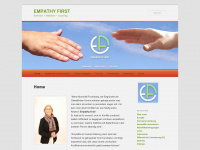 empathy-first.com Webseite Vorschau