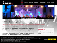 eventtech.de Webseite Vorschau