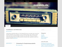 everaldo.de Webseite Vorschau