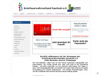 kreisfeuerwehrverband-saarlouis.de Webseite Vorschau