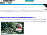 roadbike-holidays.com Webseite Vorschau