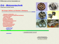 erb-motorentechnik.de Webseite Vorschau