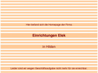 elek-net.de Webseite Vorschau