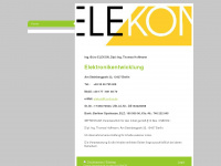 elekon.de Webseite Vorschau