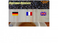 espresso-speciale.de Webseite Vorschau