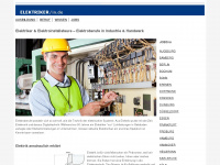 elektriker-in.de Webseite Vorschau