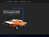 powermachines.ch Webseite Vorschau