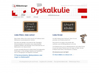 dyskalkulie-im-netz.de Webseite Vorschau