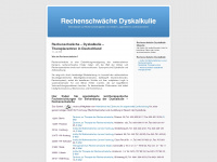 dyskalkulie.wordpress.com Webseite Vorschau