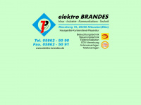 elektro-brandes.de Webseite Vorschau